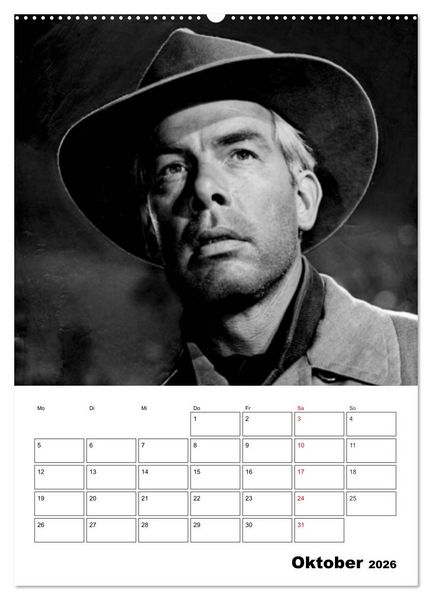 Produktbild: Leinwandhelden. Unvergessene Filmstars (Wandkalender 2026 DIN A2 hoch), CALVENDO Monatskalender