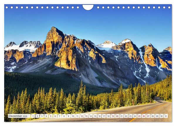 Produktbild: Kanada, Touristenziele in Alberta und British Columbia (Wandkalender 2026 DIN A4 quer), CALVENDO Monatskalender