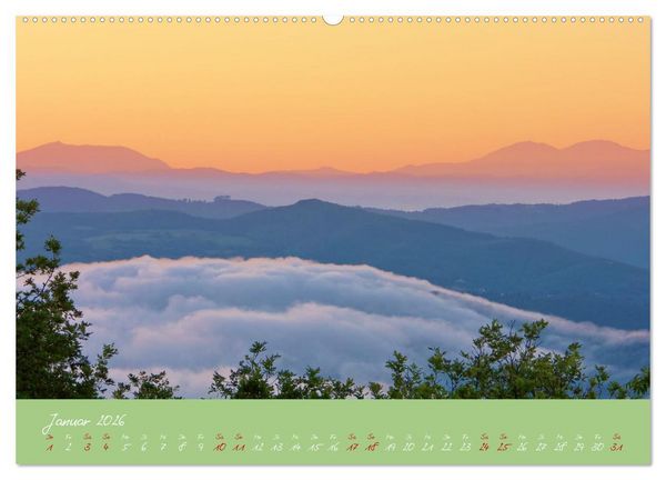 Produktbild: Wilde Toskana - von Ren&eacute; Schaack (hochwertiger Premium Wandkalender 2026 DIN A2 quer), Kunstdruck in Hochglanz