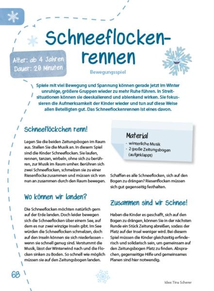 Produktbild: Das Kita-Jahreszeitenbuch: Bewegungsspiele