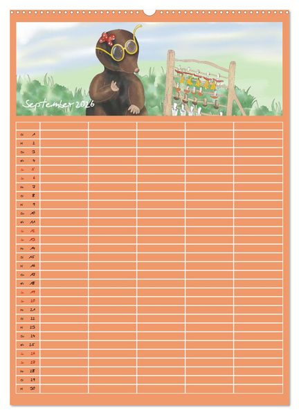 Produktbild: Mats Maus und seine Freunde (Wandkalender 2026 DIN A2 hoch), CALVENDO Monatskalender