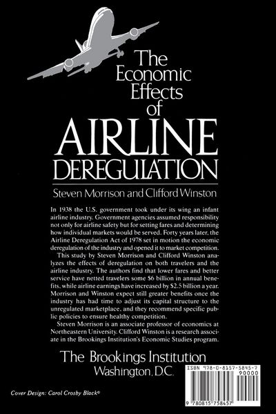 Produktbild: Economic Effects of Airline Deregulation
