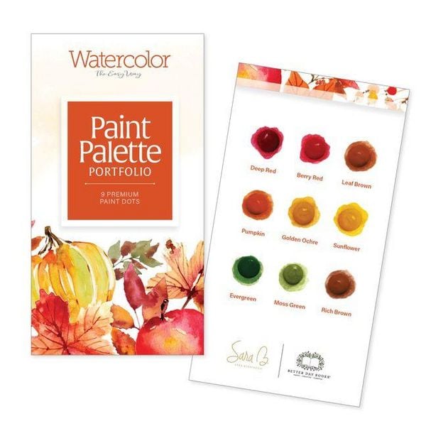 Produktbild: Watercolor the Easy Way Paint Palette Portfolio Autumn
