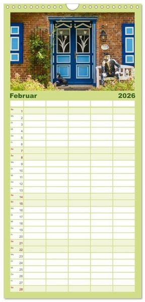 Produktbild: Familienplaner 2026 - Mecklenburg &ndash; Vorpommern, Sch&ouml;nheiten im Land der Ostseek&uuml;ste mit 5 Spalten (Wandkalender, 21 x 45 cm) CALVENDO