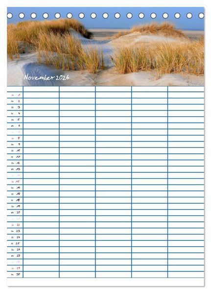Produktbild: Meer Zeit f&uuml;r uns! (Tischkalender 2026 DIN A5 hoch), CALVENDO Monatskalender