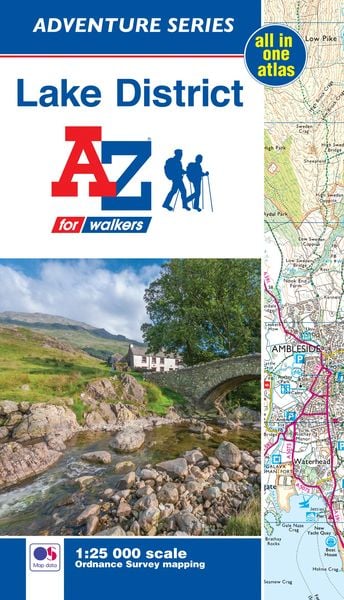 Produktbild: A-Z Maps: Lake District Adventure Atlas