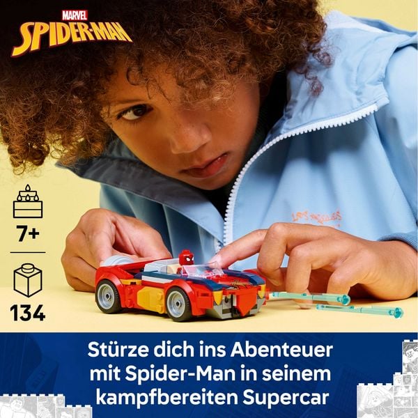 Produktbild: LEGO 76336 Marvel Spider-Man Auto vs. Venomized Wolverine, Spielzeug