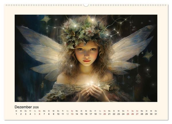 Produktbild: Feenglanz (Wandkalender 2026 DIN A2 quer), CALVENDO Monatskalender