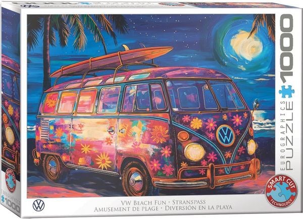 Produktbild: Puzzle 1000 Teile - VW Beach Fun