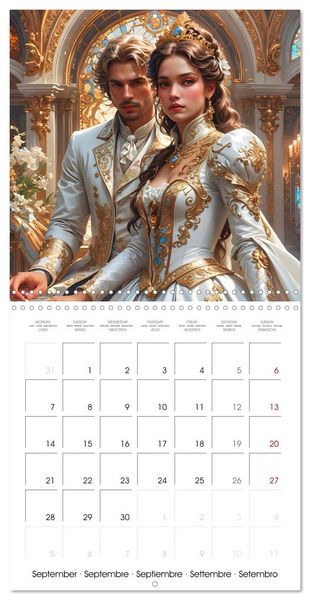 Produktbild: Zodiac Men (Wall Calendar 2026 12 &times; 12 Inch) CALVENDO 12 Month Wall Calendar