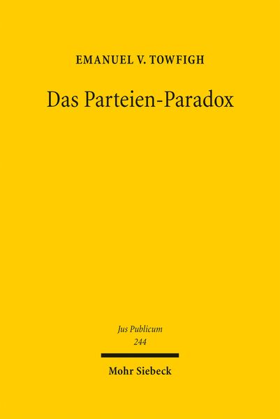 Produktbild: Das Parteien-Paradox