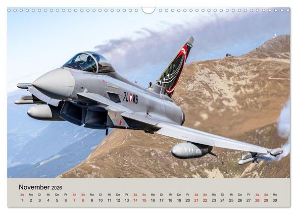 Produktbild: Kampfjet Eurofighter Typhoon (Wandkalender 2026 DIN A3 quer), CALVENDO Monatskalender