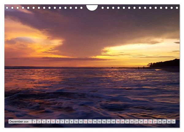 Produktbild: Costa Rica - Lebensfreude pur (Wandkalender 2026 DIN A4 quer), CALVENDO Monatskalender