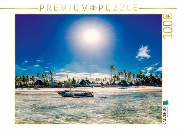 CALVENDO Puzzle Jambiani | 1000 Teile Lege-Größe 64 × 48 cm Foto-Puzzle für glückliche Stunden