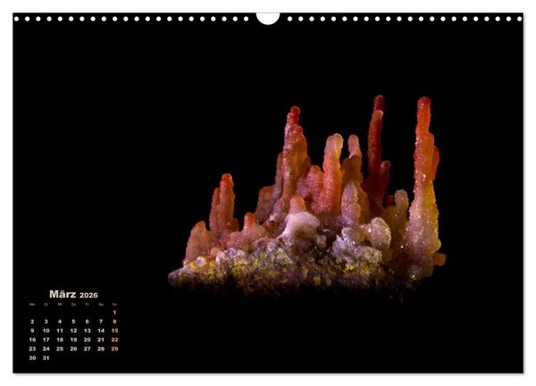 Produktbild: MINERALIEN designed by nature (Wandkalender 2026 DIN A3 quer), CALVENDO Monatskalender