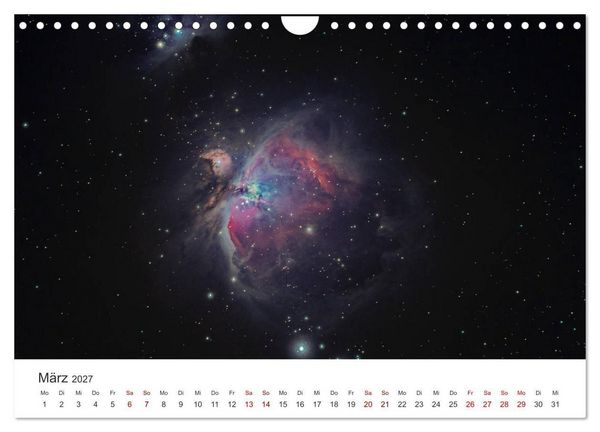 Produktbild: Nachthimmel - Unfassbare Fotografien der Sterne. (Wandkalender 2027 DIN A4 quer), CALVENDO Monatskalender