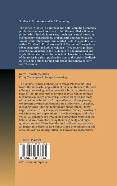 Produktbild: Fuzzy Techniques in Image Processing