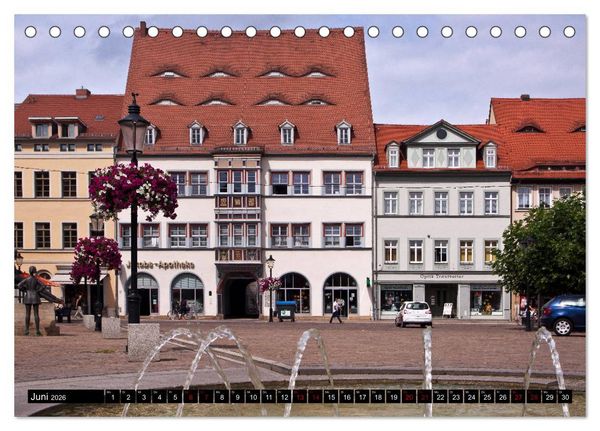 Produktbild: Naumburg - Kleinod an der Saale (Tischkalender 2026 DIN A5 quer), CALVENDO Monatskalender