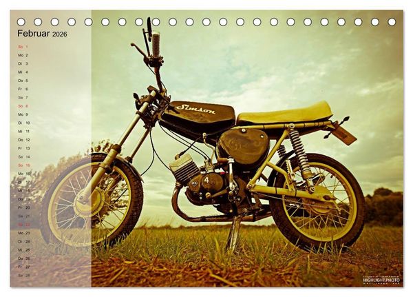 Produktbild: Simson S51 (Tischkalender 2026 DIN A5 quer), CALVENDO Monatskalender