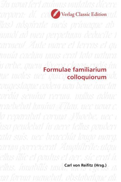 Produktbild: Formulae familiarium colloquiorum