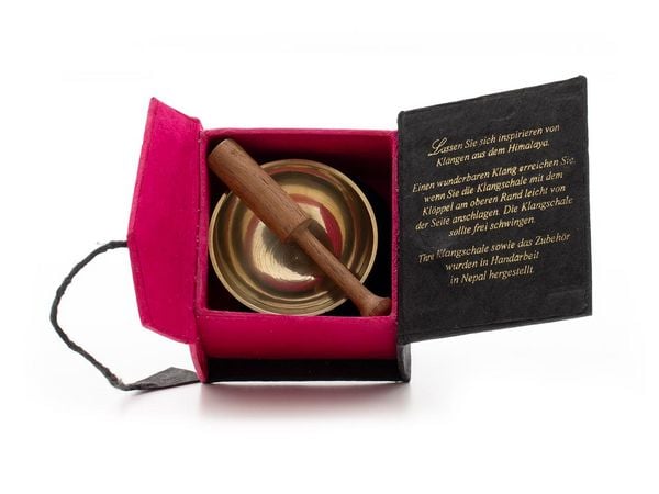 Produktbild: Mini-Klangschale in pinker Box