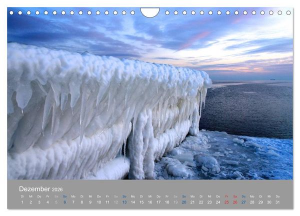 Produktbild: PLANET USEDOM Sonnenaufg&auml;nge (Wandkalender 2026 DIN A4 quer), CALVENDO Monatskalender