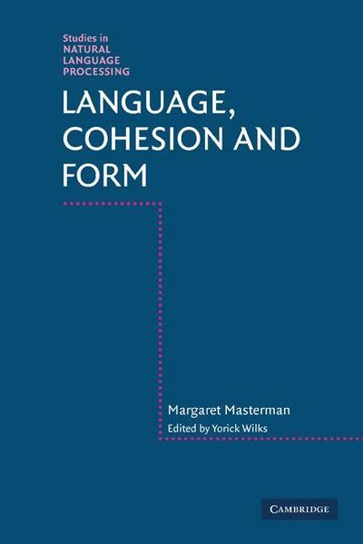 Produktbild: Language, Cohesion and Form