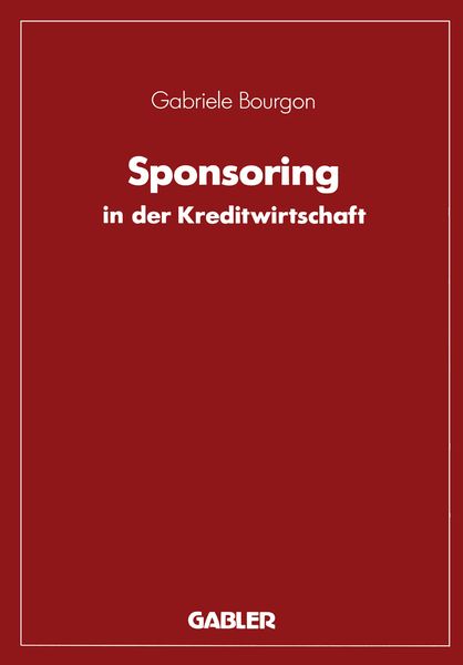 Produktbild: Sponsoring in der Kreditwirtschaft