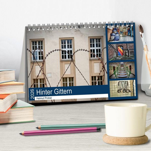 Produktbild: Hinter Gittern (Tischkalender 2026 DIN A5 quer), CALVENDO Monatskalender