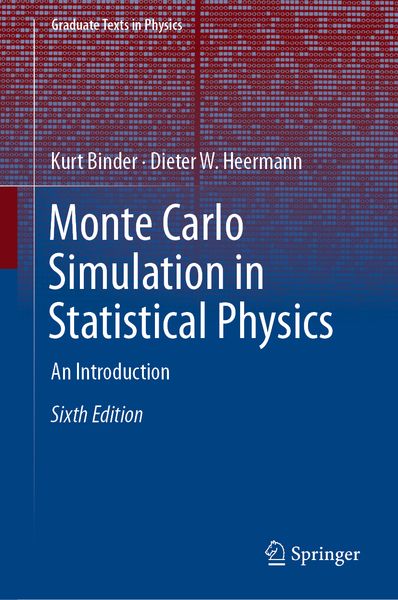 Produktbild: Monte Carlo Simulation in Statistical Physics