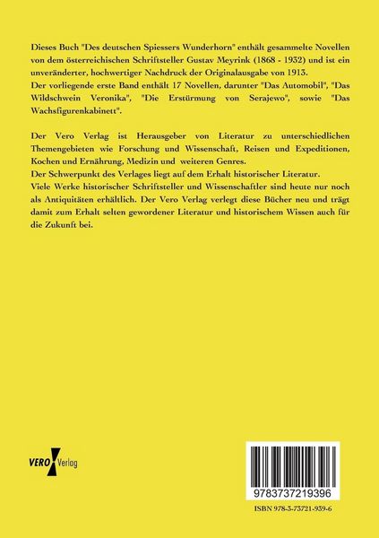 Produktbild: Des deutschen Spiessers Wunderhorn