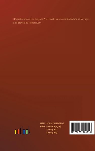 Produktbild: A General History and Collection of Voyages and Travels