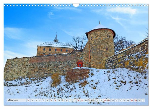 Produktbild: Winterliches Oslo (Wandkalender 2026 DIN A3 quer), CALVENDO Monatskalender