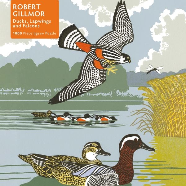 Produktbild: Puzzle - Robert Gillmor, Enten, Kiebitz und Falke