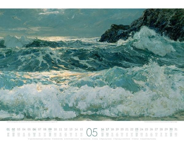 Produktbild: Kunstwerk Meer Kalender 2027