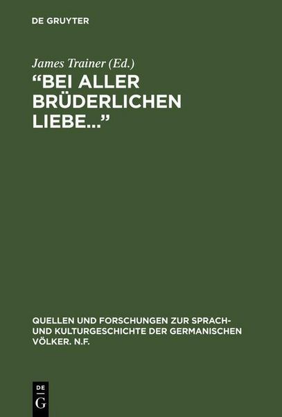 Produktbild: "Bei aller br&uuml;derlichen Liebe..."