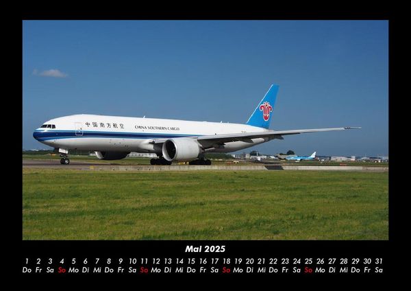 Produktbild: Flugzeuge 2025 Fotokalender DIN A3