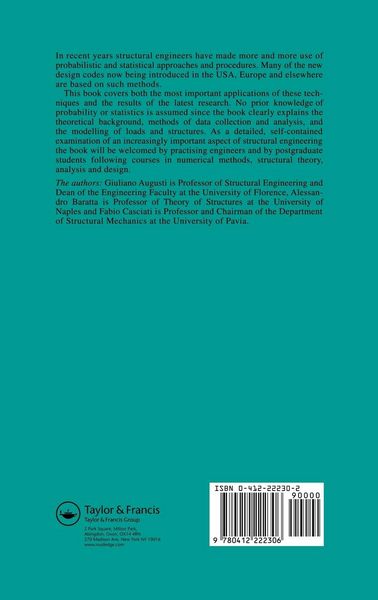 Produktbild: Probabilistic Methods in Structural Engineering
