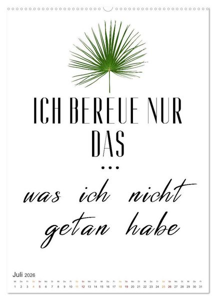 Produktbild: Motivation (hochwertiger Premium Wandkalender 2026 DIN A2 hoch), Kunstdruck in Hochglanz