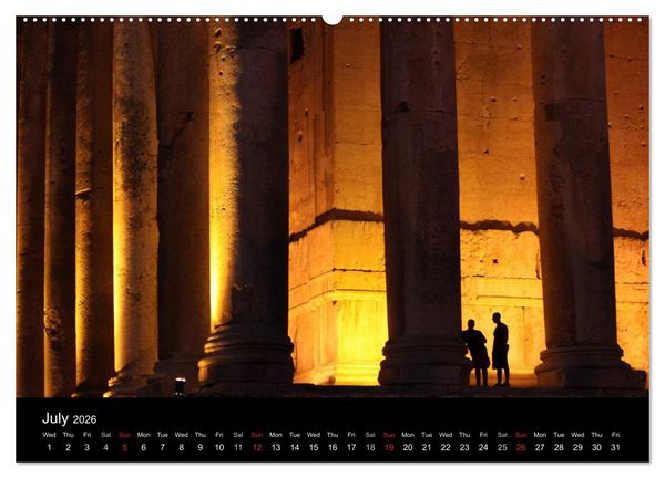 Produktbild: Monuments of Lebanon 2026 (High Quality Premium Wall Calendar 2026 DIN A2 landscape),CALVENDO 12 Month Wall Calendar