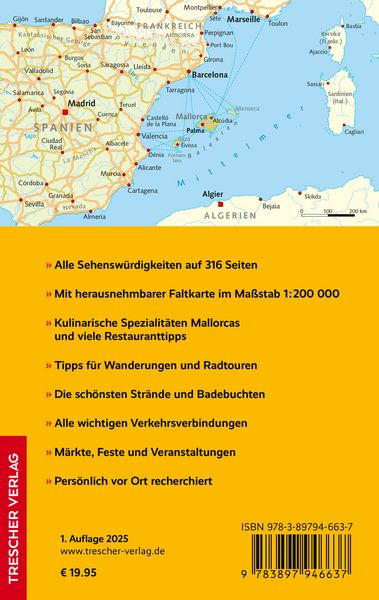Produktbild: TRESCHER Reiseführer Mallorca
