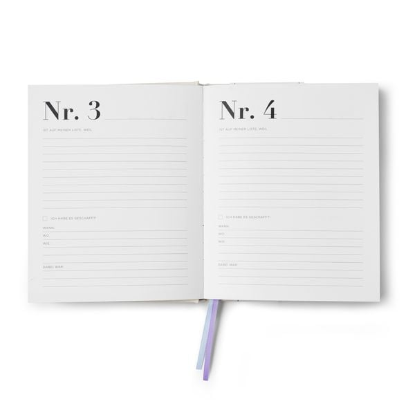 Produktbild: Tagebuch Bucket List "New Romantic"