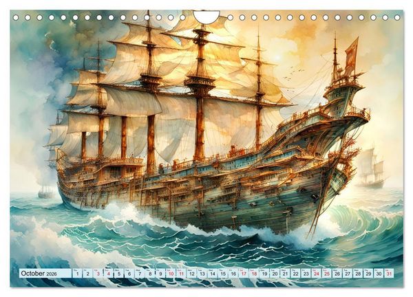 Produktbild: Sail of eternity (Wall Calendar 2026 DIN A4 landscape), CALVENDO 12 Month Wall Calendar