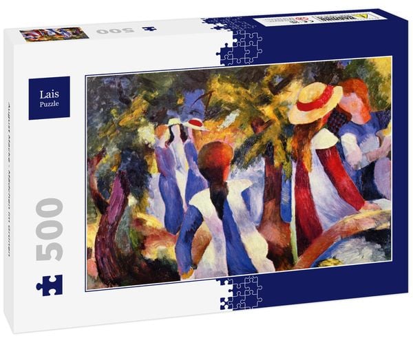 Lais Puzzle August Macke - Mädchen im Grünen 500 Teile