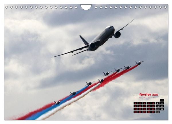 Produktbild: Les ailes fran&ccedil;aises (Calendrier mural 2026 DIN A4 vertical), CALVENDO calendrier mensuel