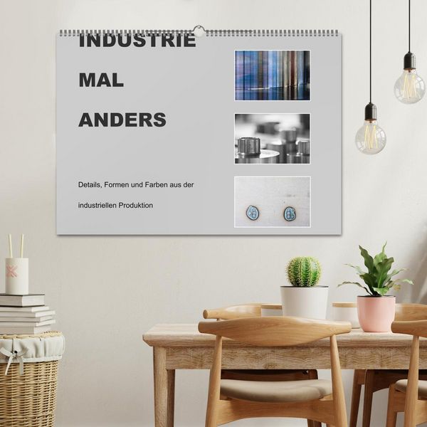 Produktbild: INDUSTRIE MAL ANDERS (Wandkalender 2026 DIN A2 quer), CALVENDO Monatskalender