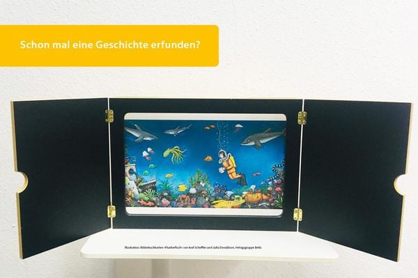 Produktbild: Bilderbuchkarten »Flunkerfisch« von Axel Scheffler und Julia Donaldson