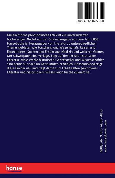 Produktbild: Melanchthons philosophische Ethik