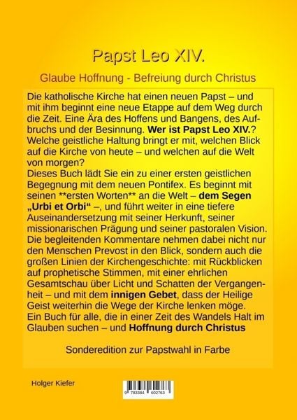 Produktbild: Papst Leo XIV.