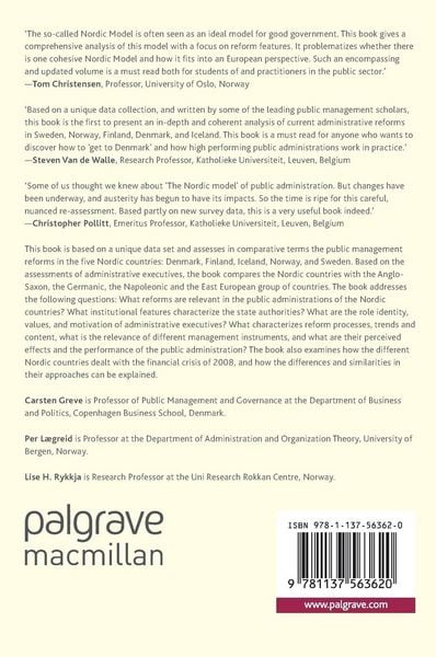 Produktbild: Nordic Administrative Reforms